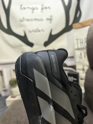 Adidas Adizero Dropshot কালো এবং মেটালিক সিলভার লাইফস্টাইল স্নিকার্স 3