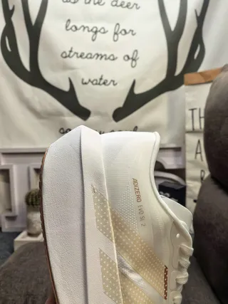 Adidas Adizero LVO SL 2 branco bege cobre tênis de corrida 3