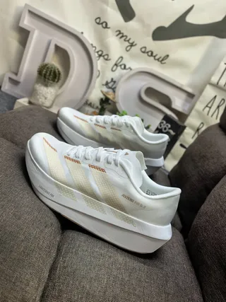 Adidas Adizero LVO SL 2 branco bege cobre tênis de corrida 7