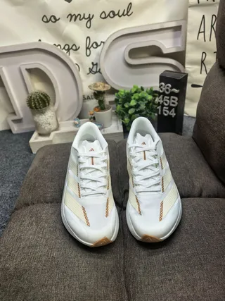 Adidas Adizero LVO SL 2 branco bege cobre tênis de corrida 10