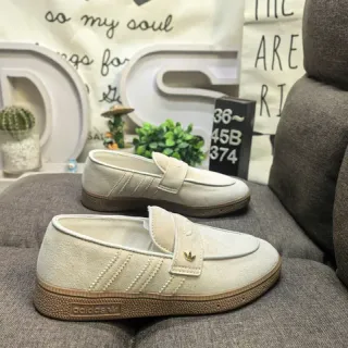 أديداس بيج وبني سويد أبوفر Moc-Toe خياط Loafer