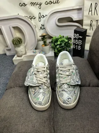 Adidas Beige Multicolor Printed Collage Upper Wing-Like Lace Extensions Sneakers 10