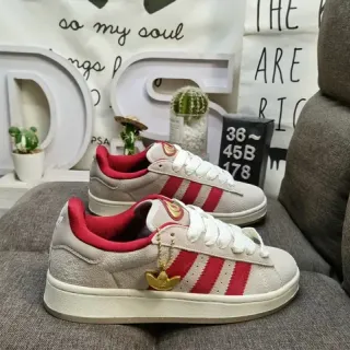 أديداس أحذية رياضية lifestyle بني أحمر low-top سويد أعلى