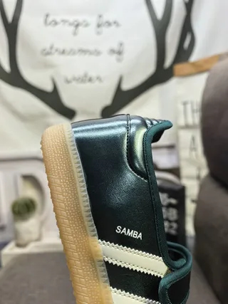 Adidas أحذية ماري جين أسود أزرق بدون أربطة حزام 3