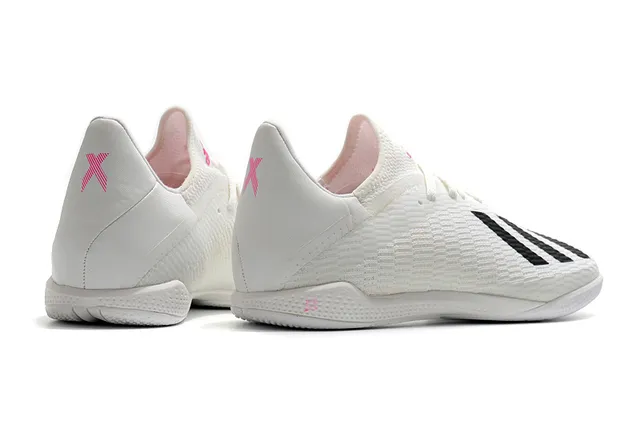 Adidas नीला काला बुनाई ऊपरी तीन पट्टियाँ इनडोर सॉकर जूते 5