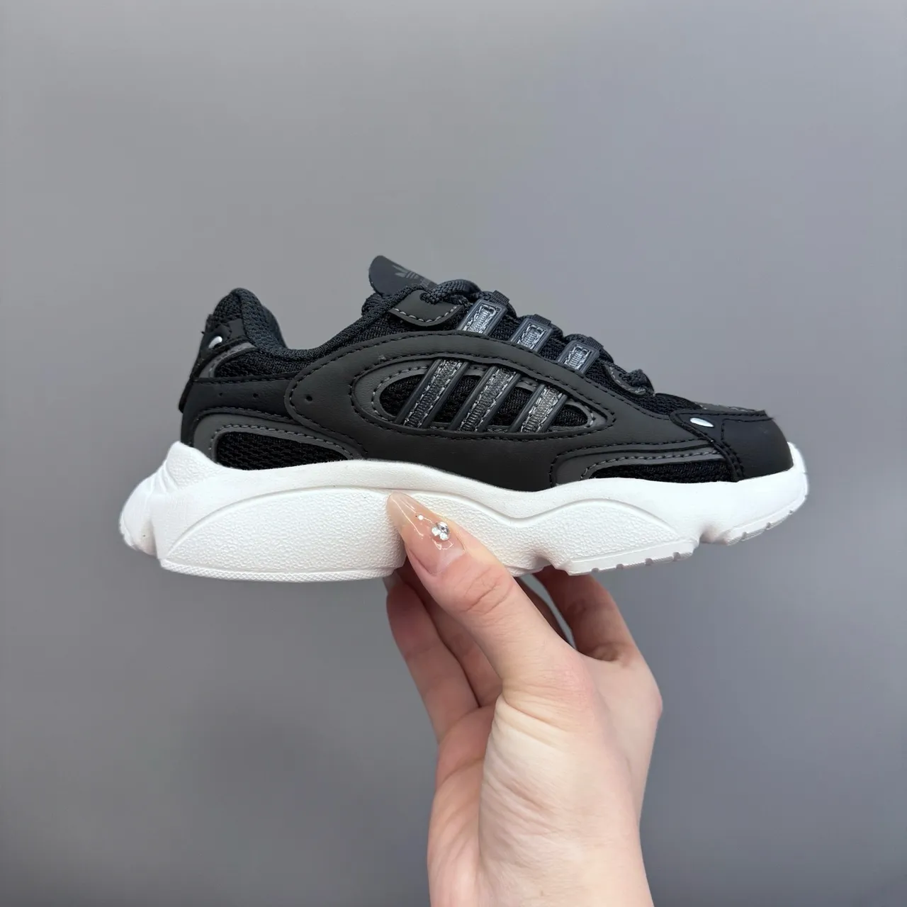 Adidas Zapatillas Deportivas Azules Grises Suela Ondulada Malla Y Superposición De Sintético En La Parte Superior Zapatillas Gruesas 16