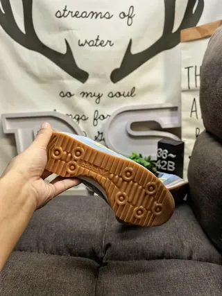 Adidas أزرق أصفر Retro Runner وجه علوي سويدي شبكي أحذية رياضية بنمط الحياة 4