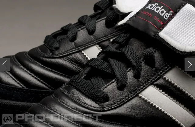 Adidas Copa Preto Branco Couro Superior Three-Stripe Side Turf Soccer Shoes 8