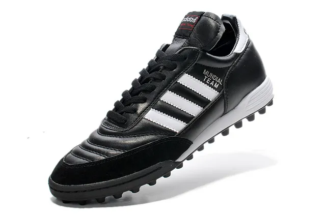 Adidas Copa Preto Branco Couro Superior Three-Stripe Side Turf Soccer Shoes 13