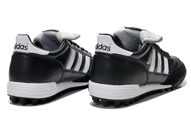 Adidas Copa Preto Branco Couro Superior Three-Stripe Side Turf Soccer Shoes 17