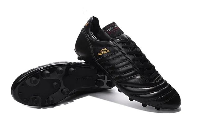 Adidas Copa Mundial Black Gold Firm-Ground Soccer Shoes 3