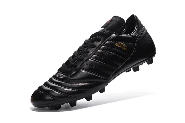 Adidas Copa Mundial Black Gold Firm-Ground Soccer Shoes 5