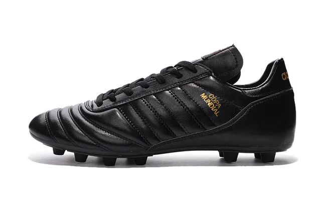 Adidas Copa Mundial Black Gold Firm-Ground Soccer Shoes 10