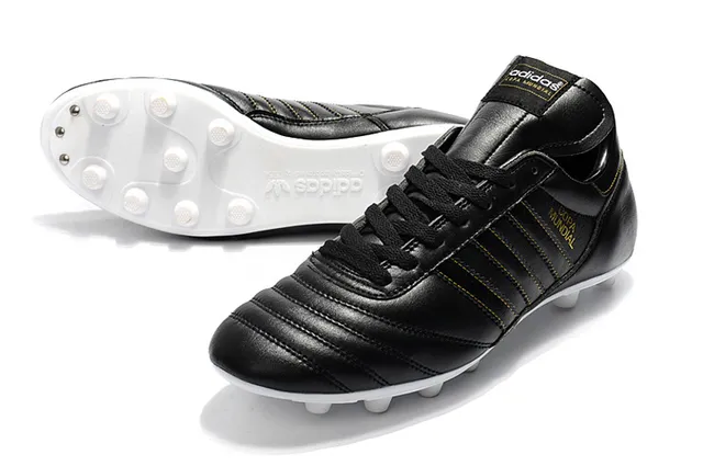 Adidas Copa Mundial Black Gold Zapatillas de fútbol para terreno firme 6