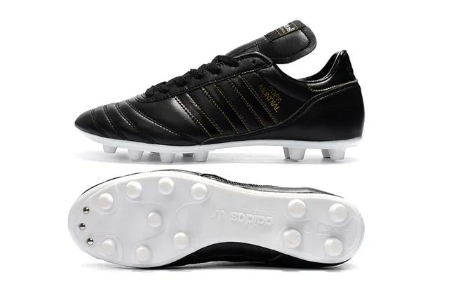 Adidas Copa Mundial Black Gold Zapatillas de fútbol para terreno firme 9