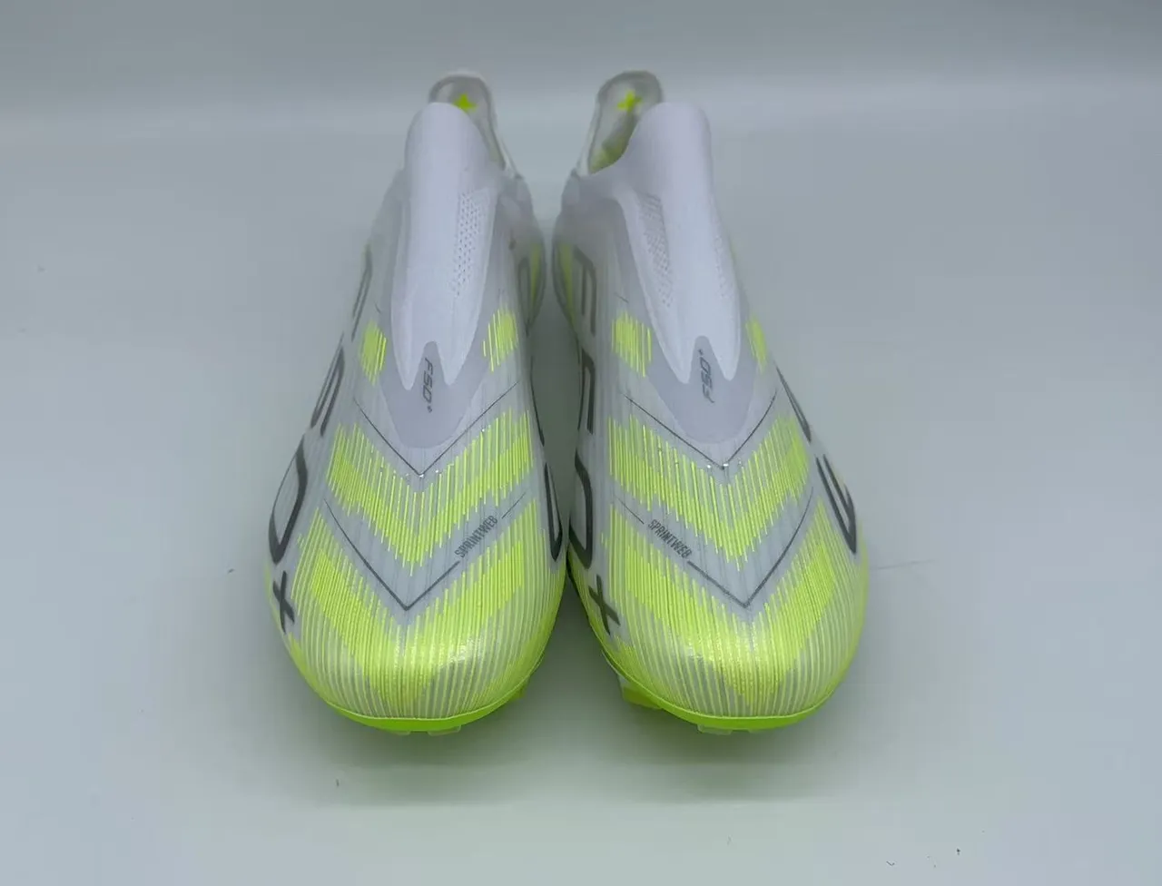 Adidas F50 Verde Neón Lime Ajuste Meia Piso Firme Chuteiras de Futebol 4