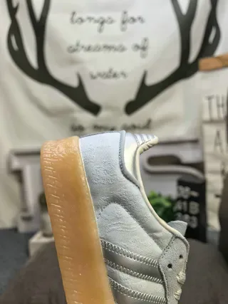 Adidas Tênis Lifestyle Cinza Marrom Sola Gum Low Top 3