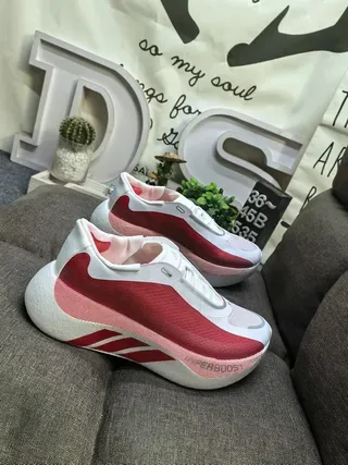 Adidas Hyperboost أخضر لايم نيون أسلوب حياة أحذية رياضية 9