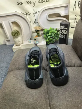 Adidas Hyperboost Tech Black and Lime Green Lifestyle Sneakers 8