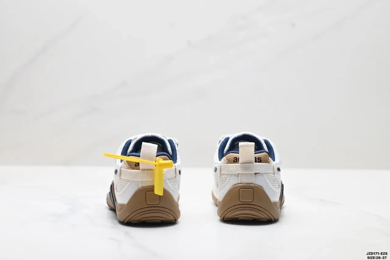 Adidas Crianças Branco Rosa Cinza Velcro Alça Tênis 9