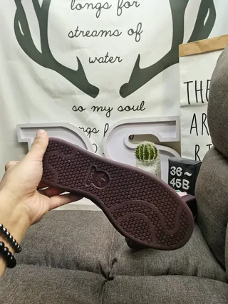 Adidas Chaussures Lifestyle Rose Vert à Encolure Basse avec Toebox Perforé 5