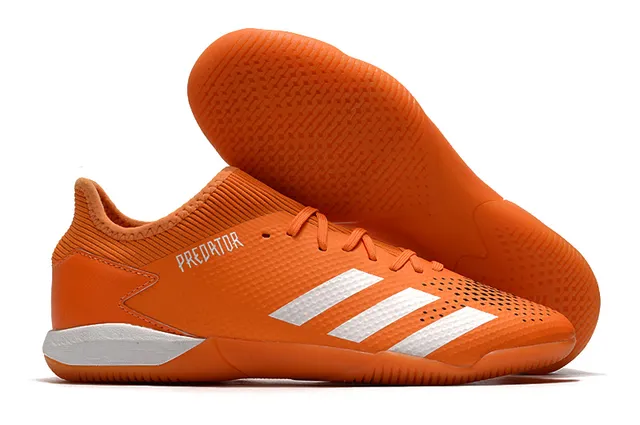 Adidas Predator Vert Noir Haut en Maille Perforé Semelle en Caoutchouc Outsole Chaussures de Football Indoor 3