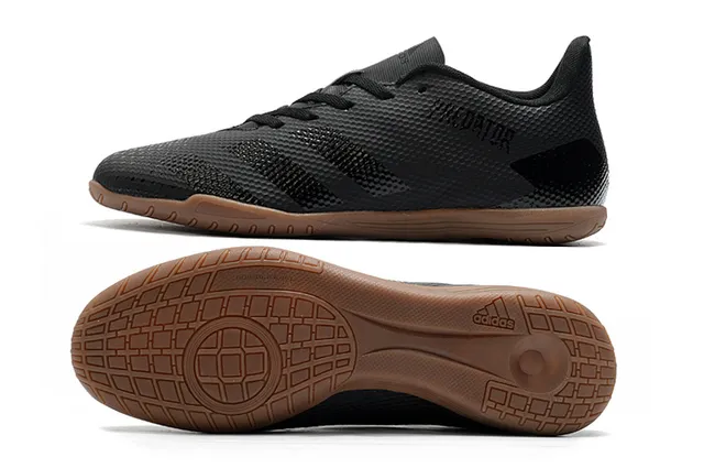 Adidas Predator Blanco Naranja Zapatos de Fútbol Indoor Sintético Malla Superior Bajo 17