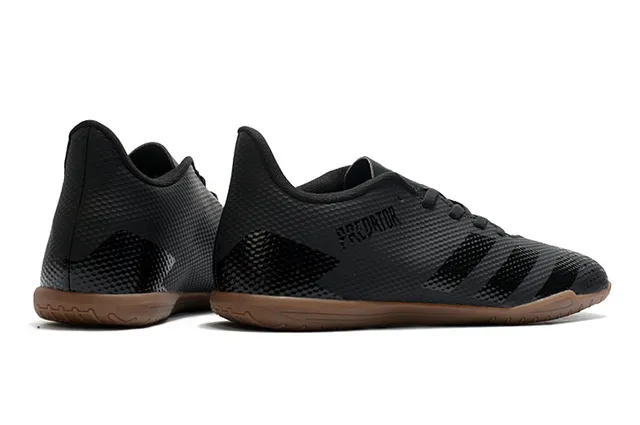 Adidas Predator Blanco Naranja Zapatos de Fútbol Indoor Sintético Malla Superior Bajo 22