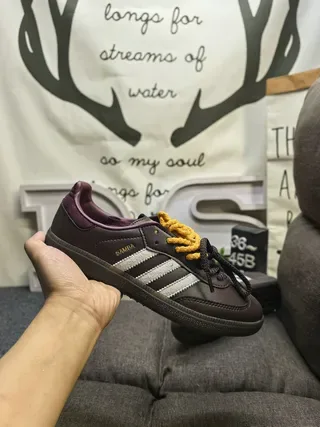 Adidas Samba Zapatillas Lifestyle Marrón y Púrpura 5