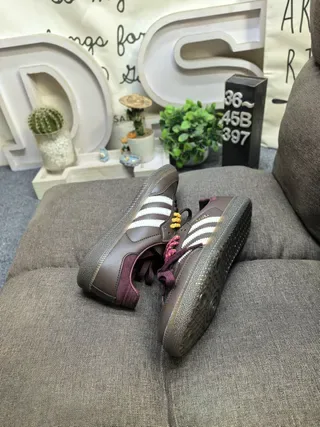 Adidas Samba Zapatillas Lifestyle Marrón y Púrpura 6