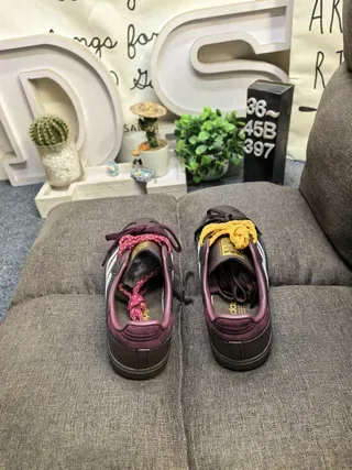 Adidas Samba Zapatillas Lifestyle Marrón y Púrpura 8