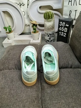 Adidas Samba Chaussures Lifestyle en Daim Vert Menthe 8