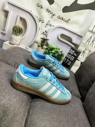 Adidas Samba OG Light Blue Suede Lifestyle Sneakers 9