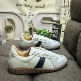 Adidas Samba OG Off-White Navy Stripe Lifestyle Sneakers