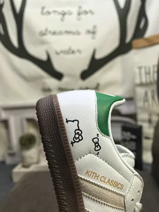 Adidas Samba সাদা কালো গাম লাইফস্টাইল স্নিকার 3