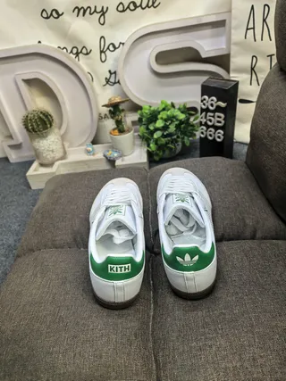 Adidas Samba সাদা কালো গাম লাইফস্টাইল স্নিকার 8