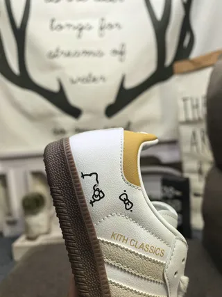 Adidas Samba সাদা কালো গাম লাইফস্টাইল স্নিকার 13