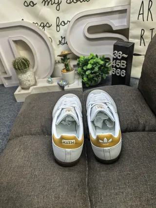 Adidas Samba সাদা কালো গাম লাইফস্টাইল স্নিকার 18