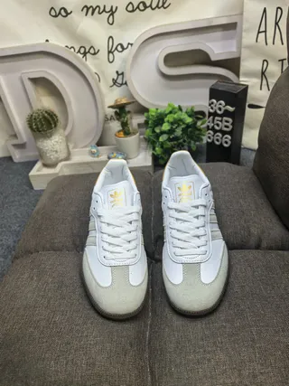 Adidas Samba সাদা কালো গাম লাইফস্টাইল স্নিকার 20