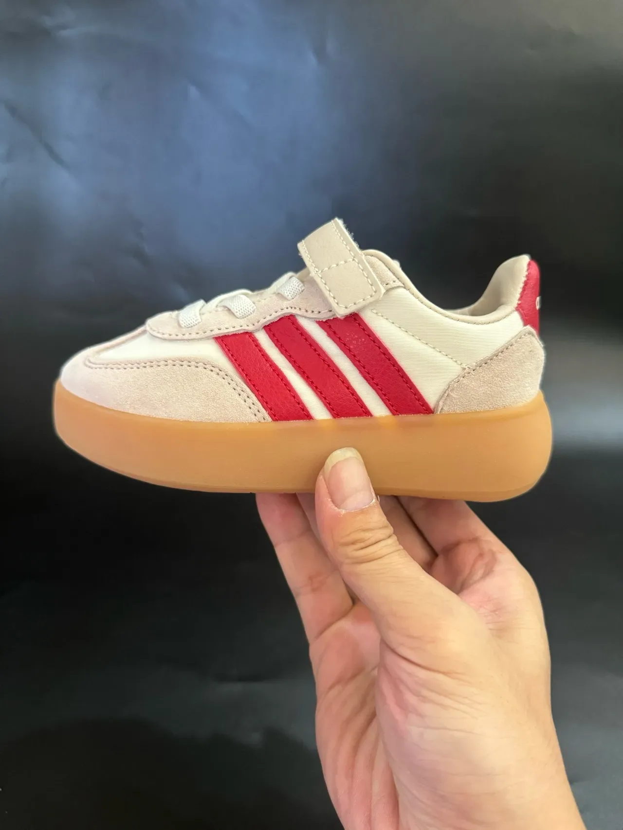 Adidas Samba White Red Suede Upper Three-Stripe Side Panel Lifestyle Sneakers 15