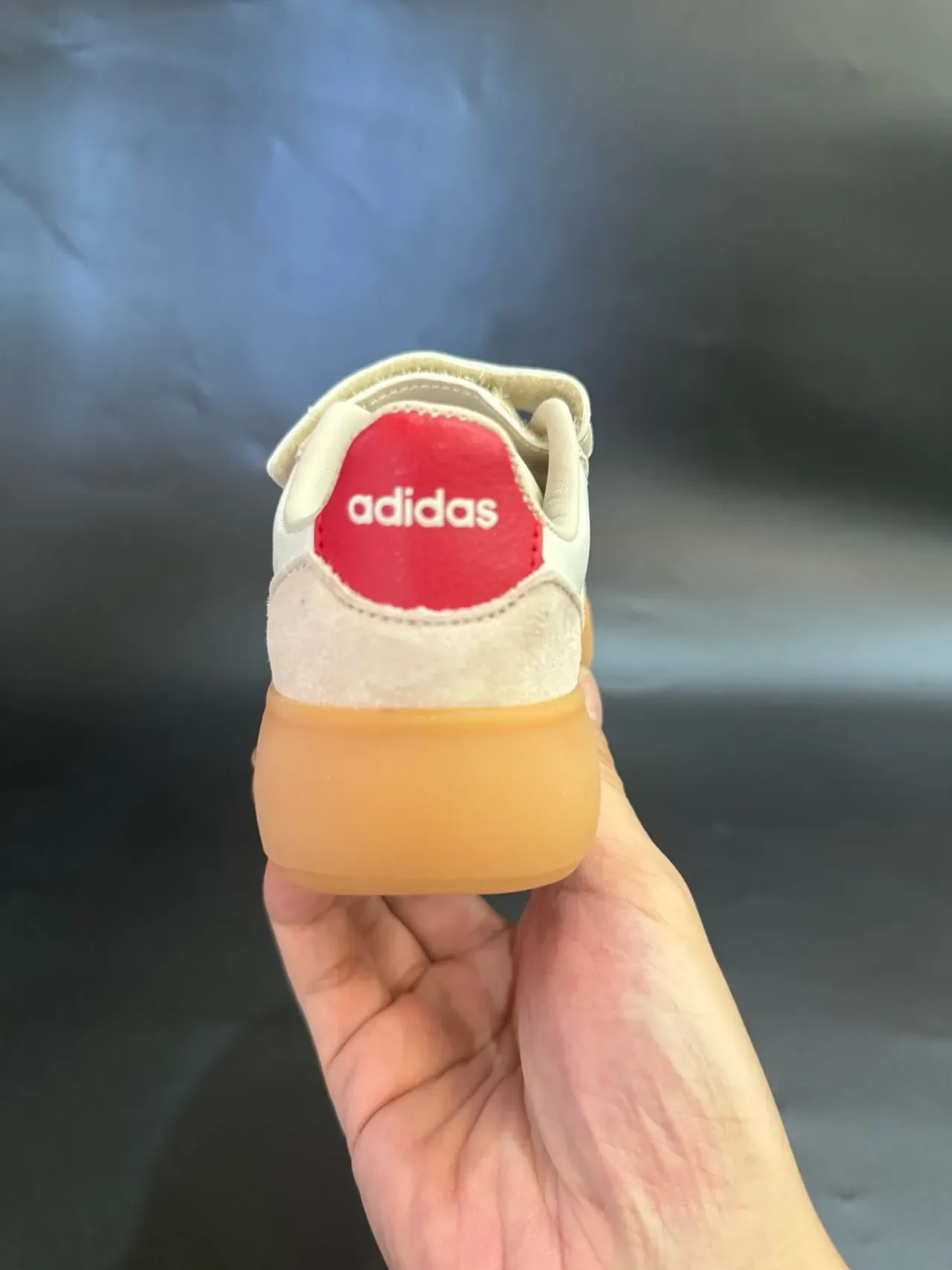 Adidas Samba White Red Suede Upper Three-Stripe Side Panel Lifestyle Sneakers 19