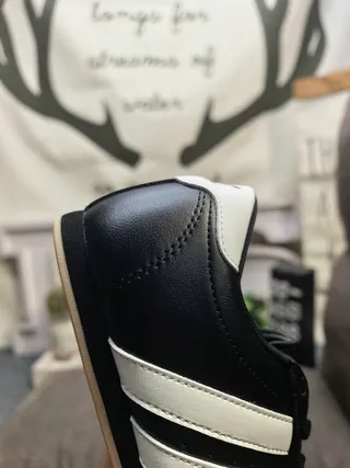Adidas Samba Black and White Zapatos de Fútbol Indoor 13