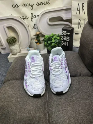Adidas Prata Preto Metálico TPU Cage Tela E Sobreposições Sintéticas Tênis Lifestyle 10