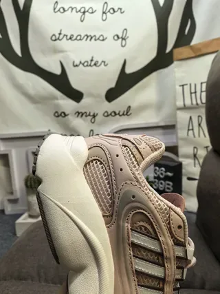 Adidas Prata Preto Metálico TPU Cage Tela E Sobreposições Sintéticas Tênis Lifestyle 13