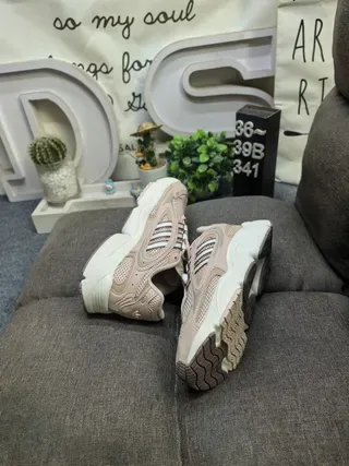 Adidas Prata Preto Metálico TPU Cage Tela E Sobreposições Sintéticas Tênis Lifestyle 16