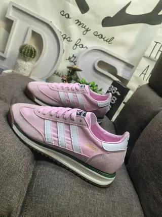 Adidas SL 72 tênis lifestyle rosa e branco 7