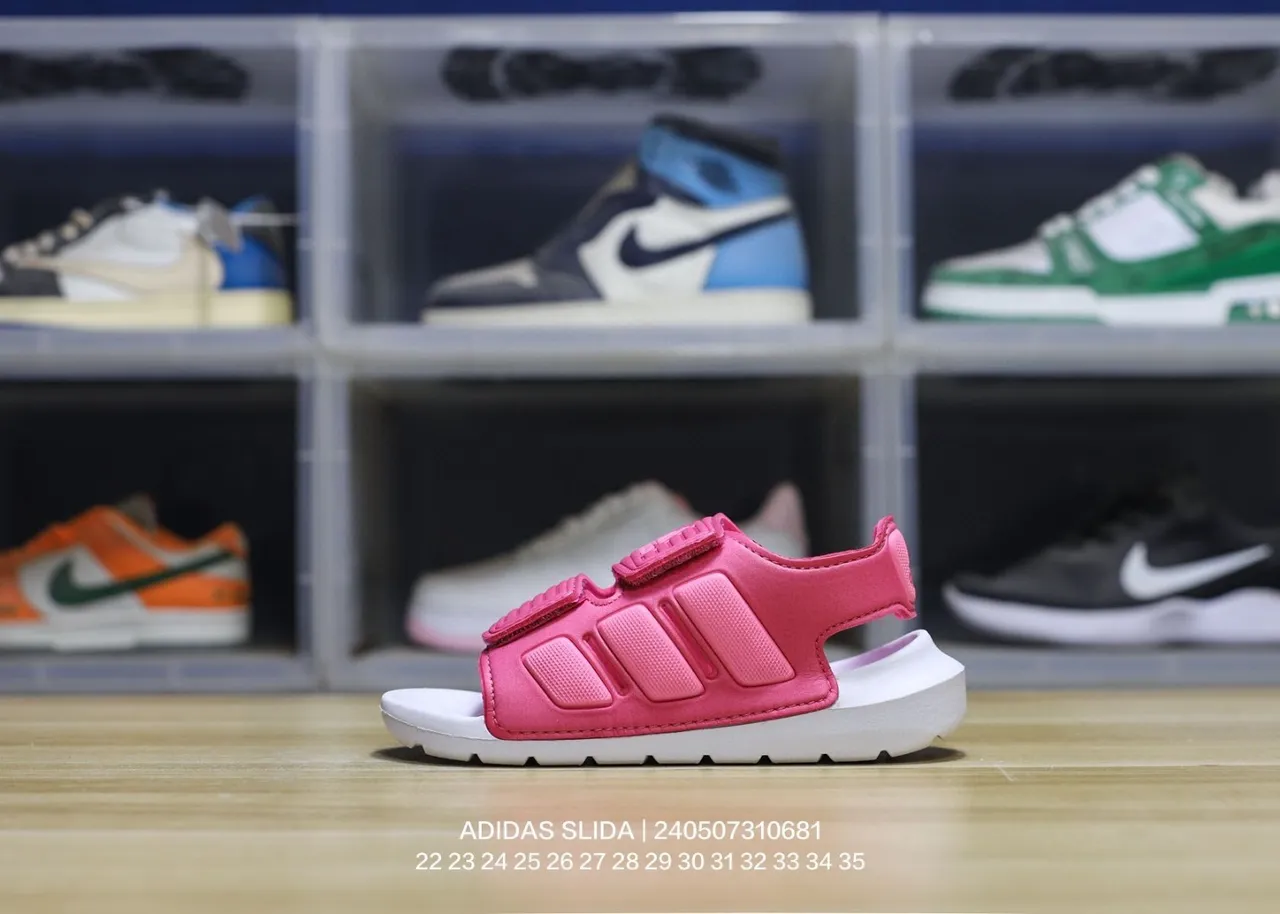 Adidas Slida Blue and Navy Casual Sandals 4