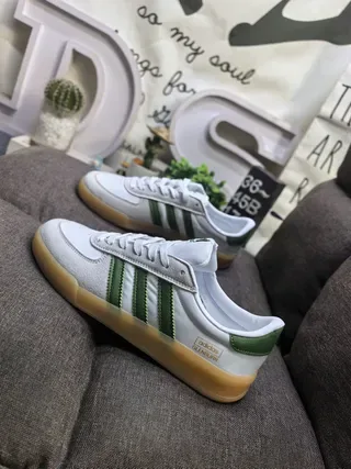 Adidas Spezial Beige Black Gum 生活方式运动鞋 7