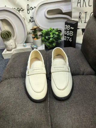 Adidas Spezial Beige Black Slip-On Padded Strap Loafer 10
