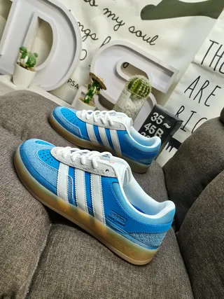 Adidas Spezial Tênis Lifestyle Azul e Branco 7
